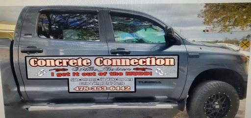Official Concrete Connection work truck and mobile equipment rig